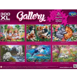 Holdson - Gallery Series 10 - Puppies at Play XL Jigsaw Puzzle (300 Pi