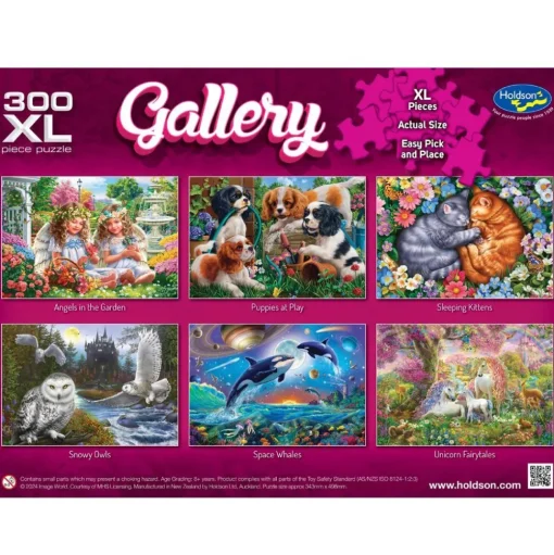 Holdson - Gallery Series 10 - Puppies at Play XL Jigsaw Puzzle (300 Pi