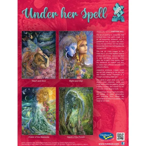 Holdson - Under Her Spell - Heart And Soul by Josephine Wall Jigsaw Pu