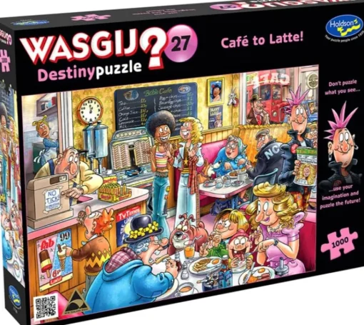 Holdson - Wasgij? Destiny 27 Cafe Latte! Jigsaw Puzzle (1000 Pieces)