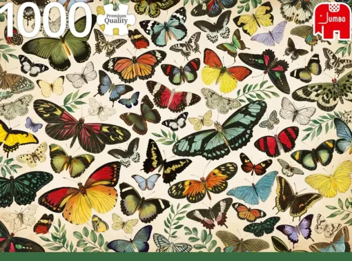 Jumbo - Butterfly Poster Jigsaw Puzzle (1000 Pieces)