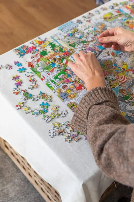 Jumbo - Food Truck Festival by Jan Van Haasteren Jigsaw Puzzle (1000 P