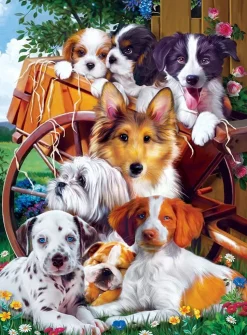 Masterpieces - Furry Friends Ready for Work Jigsaw Puzzle (1000 Pieces