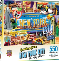 Masterpieces - Greetings from New York Jigsaw Puzzle (550 Pieces)