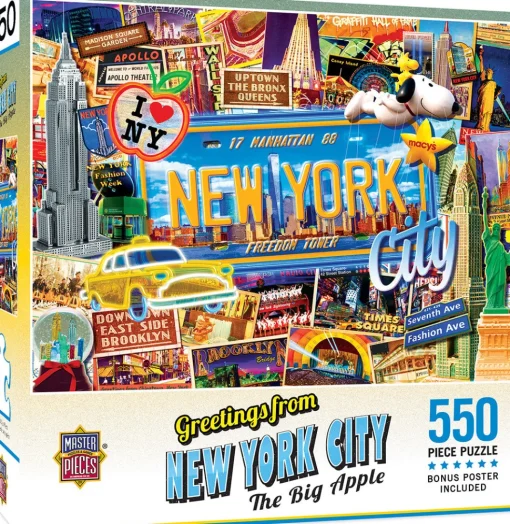 Masterpieces - Greetings from New York Jigsaw Puzzle (550 Pieces)