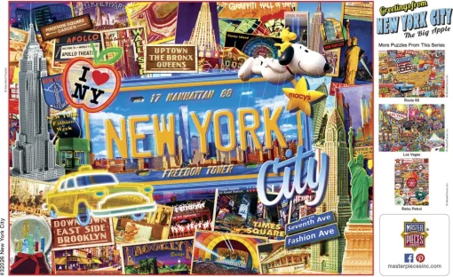 Masterpieces - Greetings from New York Jigsaw Puzzle (550 Pieces)