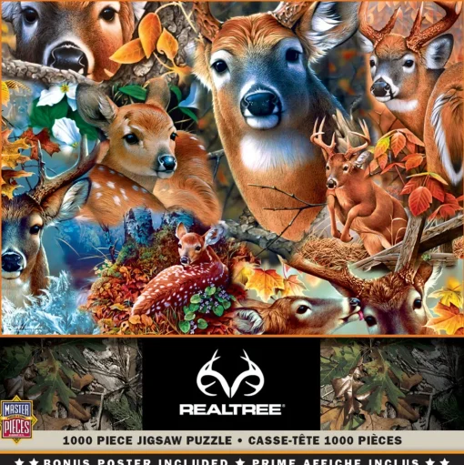 Masterpieces Puzzle Realtree Forest Beauties Puzzle 1,000 pieces