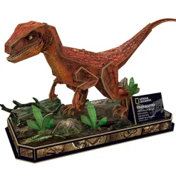 National Geographic - Velociraptor 3D Jigsaw Puzzle (63 Pieces)