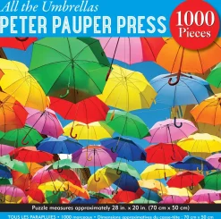 Peter Pauper Press - All the Umbrellas Jigsaw Puzzle (1000 Pieces)