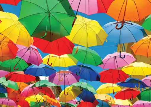 Peter Pauper Press - All the Umbrellas Jigsaw Puzzle (1000 Pieces)