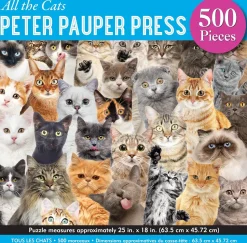 Peter Pauper Press - All The Cats Jigsaw Puzzle (500 Pieces)