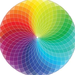 Peter Pauper Press - Color Wheel Round Jigsaw Puzzle (1000 Pieces)