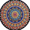 Peter Pauper Press - Magical Mandala Round Jigsaw Puzzle (1000 Pieces)