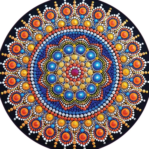 Peter Pauper Press - Magical Mandala Round Jigsaw Puzzle (1000 Pieces)