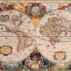 Peter Pauper Press - Old World Map Jigsaw Puzzle (1000 Pieces)