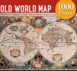 Peter Pauper Press - Old World Map Jigsaw Puzzle (1000 Pieces)