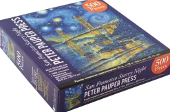 Peter Pauper Press - San Francisco Starry Night Jigsaw Puzzle (500 Pie