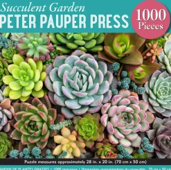 Peter Pauper Press - Succulent Garden Jigsaw Puzzle (1000 Pieces)