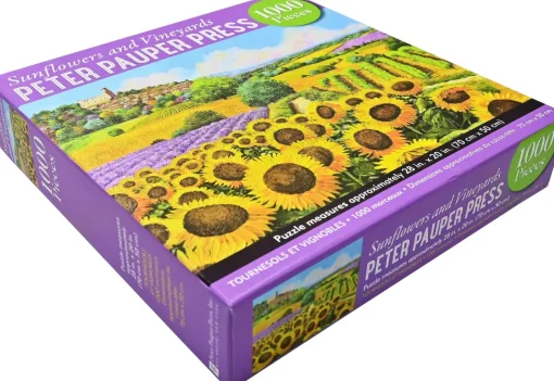 Peter Pauper Press - Sunflowers & Vineyards Puzzle Jigsaw Puzzle (1000