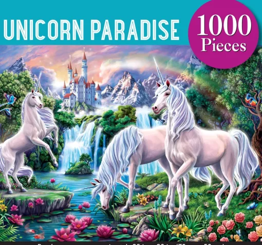 Peter Pauper Press - Unicorn Paradise Jigsaw Puzzle (1000 Pieces)
