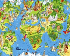Pintoo - Around The World Plastic Jigsaw Puzzle (80 Pieces)