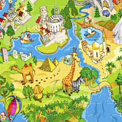 Pintoo - Around The World Plastic Jigsaw Puzzle (80 Pieces)
