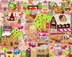 Pintoo - Candy Village Jigsaw Puzzle (80 Pieces)