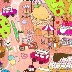 Pintoo - Candy Village Jigsaw Puzzle (80 Pieces)