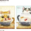Pintoo - Canvas Set Curious Kittens Plastic Jigsaw Puzzle (80 Pieces)