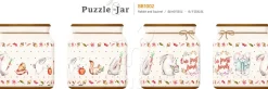 Pintoo - Puzzle Jar Rabbit & Squirrel Jigsaw Puzzle (96 Pieces)