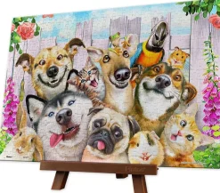 Pintoo - Showpiece XS Pet Selfie Jigsaw Puzzle (368 Pieces)