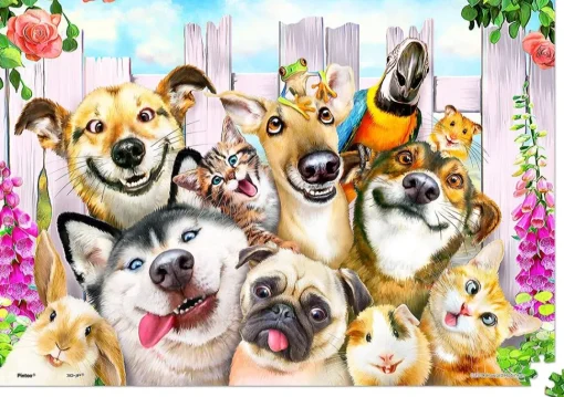 Pintoo - Showpiece XS Pet Selfie Jigsaw Puzzle (368 Pieces)