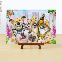Pintoo - Showpiece XS Pet Selfie Jigsaw Puzzle (368 Pieces)
