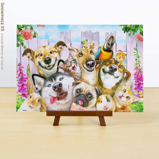 Pintoo - Showpiece XS Pet Selfie Jigsaw Puzzle (368 Pieces)