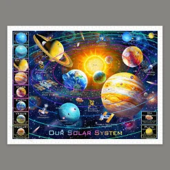 Pintoo - Solar System Plastic by Adrian Chesterman Jigsaw Puzzle (1200