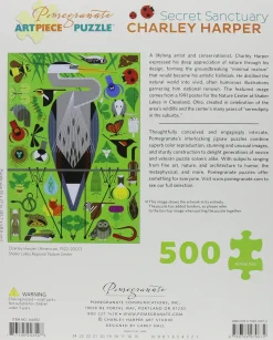 Pomegranate - Secret Sanctuary by Charley Harper Jigsaw Puzzle (500 Pi