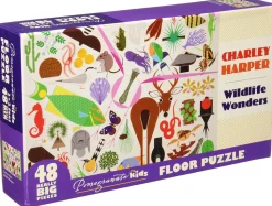 Pomegranate - Wildlife Wonders Floor Puzzle by Charley Harper Jigsaw P