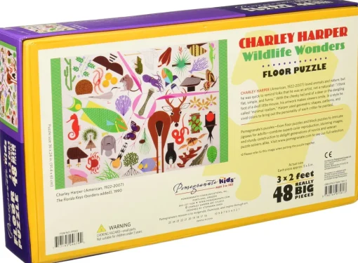 Pomegranate - Wildlife Wonders Floor Puzzle by Charley Harper Jigsaw P