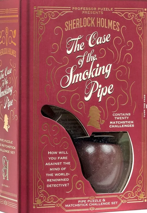 Professor Puzzle - Sherlock Holmes Smoking Pipe Jigsaw Puzzle