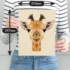 Puzzle Master - Giraffe Wooden Jigsaw Puzzle (128 Pieces)