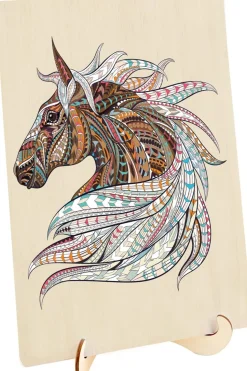 Puzzle Master - Horse Wooden Jigsaw Puzzle (124 Pieces)