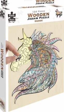 Puzzle Master - Horse Wooden Jigsaw Puzzle (124 Pieces)
