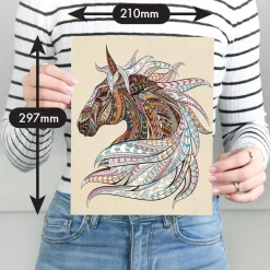 Puzzle Master - Horse Wooden Jigsaw Puzzle (124 Pieces)