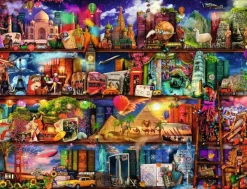 Ravensburger - Aimee Stewart - World of Books Jigsaw Puzzle (2000 Piec