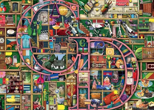 Ravensburger - Colin Thompson - Awesome Alphabet C&D Jigsaw Puzzle (10