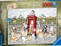 Ravensburger - Crazy Cats Lots in The Post Jigsaw Puzzle (1000 Pieces)