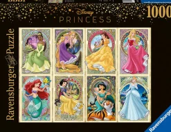 Ravensburger - Disney Art Nouveau Princesses 1000 Piece Puzzle