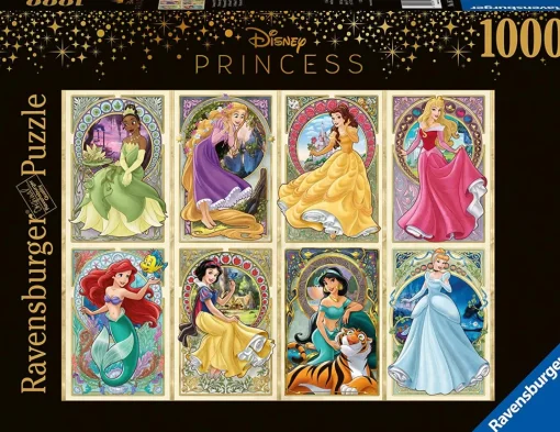 Ravensburger - Disney Art Nouveau Princesses 1000 Piece Puzzle