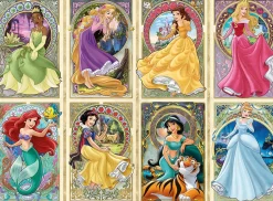 Ravensburger - Disney Art Nouveau Princesses 1000 Piece Puzzle
