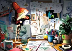 Ravensburger - Disney Pixar The Artists Desk 1000 Piece Puzzle